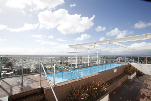 Adelaide Tce, Perth Apartment - outdoor pool
