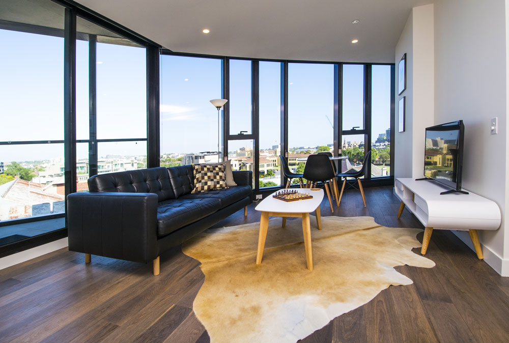 Parque Melbourne apartment - living