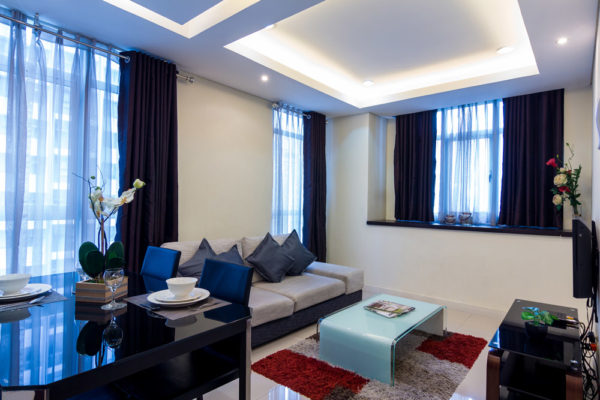 Crescent Park Residences 1 bedroom apartment - living and dining
