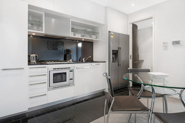 Eureka Tower apartment 3003 - kitchen and dining