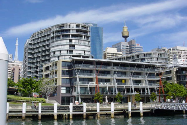 Barangaroo Apartments- view from Sydney harbour