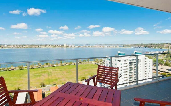 Elevation Apartments, Perth - 1704 balcony with a view