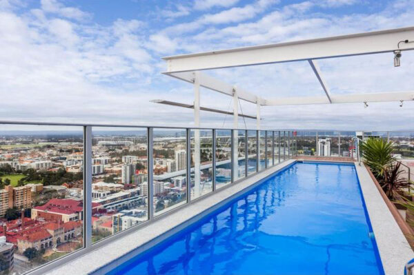 Elevation Apartments, Perth - roof top pool