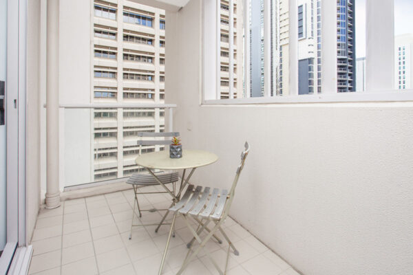 Mary St, Brisbane apartment - balcony