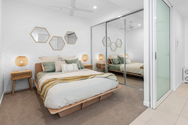 Ann St, Brisbane - Apartment bedroom