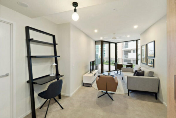 Queen St, Brisbane apartment - living room