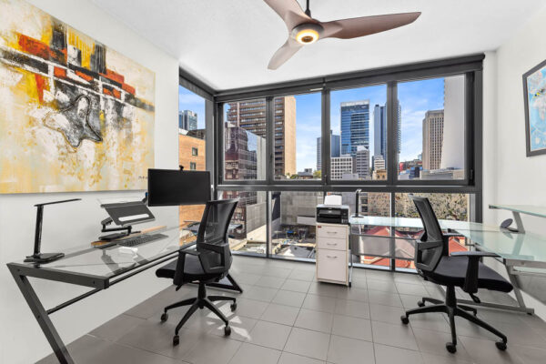 Charlette Towers, Brisbane apartment - study
