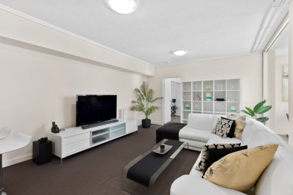 Charlette Towers, Brisbane apartment - living room