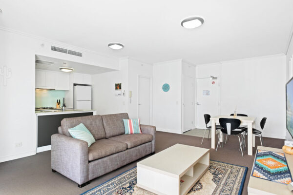 Charlotte Street, Brisbane - living room