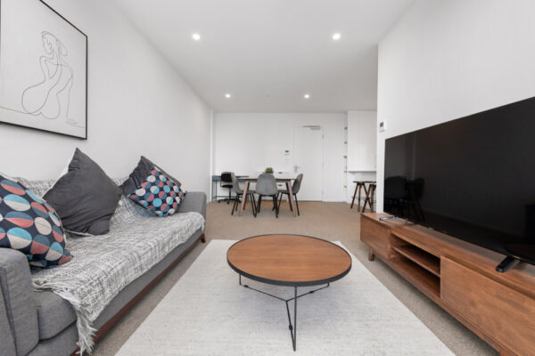 Lonsdale St, Melbourne - Apartment 4811 living room