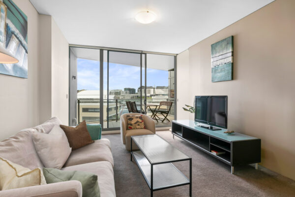 Shelley St, Sydney - apartment 602 living room