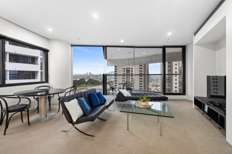 Harrington St, Sydney - apartment 1301 living room