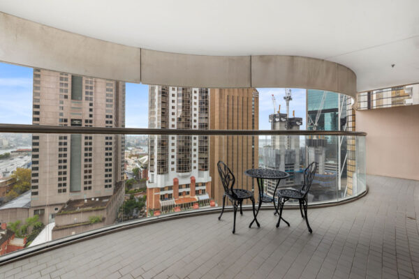 Harrington St, Sydney - apartment 1301 balcony