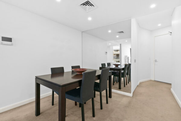Shelley St, Sydney - apartment 607 dining area