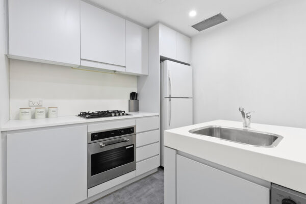 Shelley St, Sydney - apartment 607 kitchen