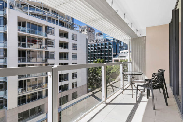 Shelley St, Sydney - apartment 607 balcony