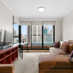 Aston apartments at Martin Place, living room