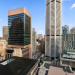 Aston apartments at Martin Place, view from balcony