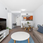 Aston apartments 2604 at Martin Place, living room