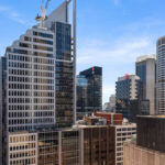 Aston apartments 2604 at Martin Place, view from balcony