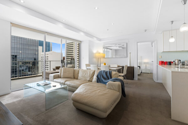 Equus Apartments, Perth - apartment 35, living room