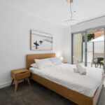 Poplar St, Surry Hills apartment - bedroom