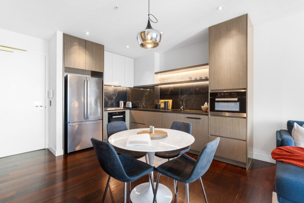 QT Apartments, Perth - apartment 1706 kitchen and dining