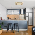 Condor Towers, Perth. Apartment 107 kitchen