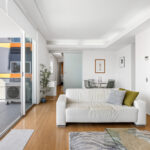 Condor Towers, Perth. Apartment 100 - living room and balcony