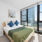 LIV Aston apartment, Melbourne, bedroom
