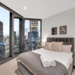Melbourne Square apartments, Southbank - bedroom
