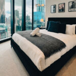 Melbourne Square apartments, Southbank - bedroom
