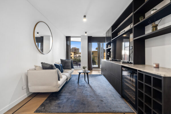 Shelley St, Sydney - apartment 404 - living room